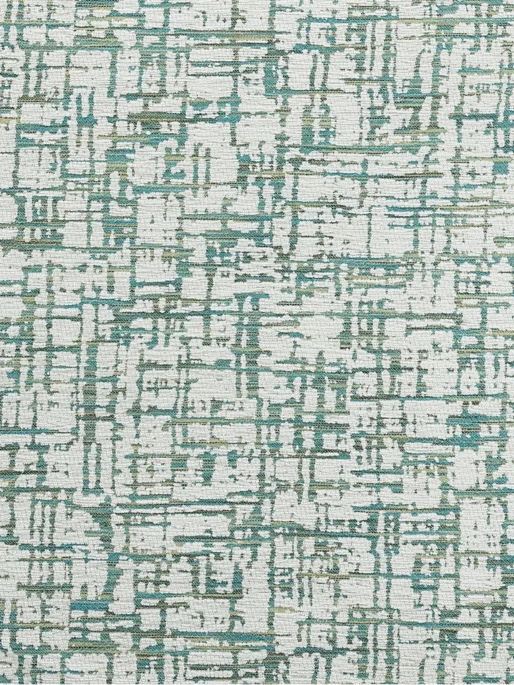 HiEnd Accents Keziah Green Textured Pattern Chenille Jacquard Modern Comforter